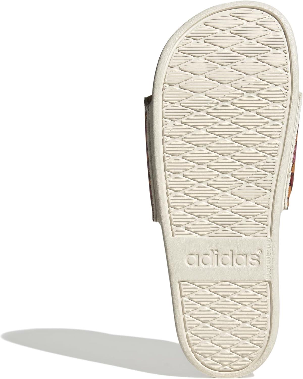 image:imageadidas Womens Adilette Comfort Slide SandalBright OrangeOff WhiteOff White