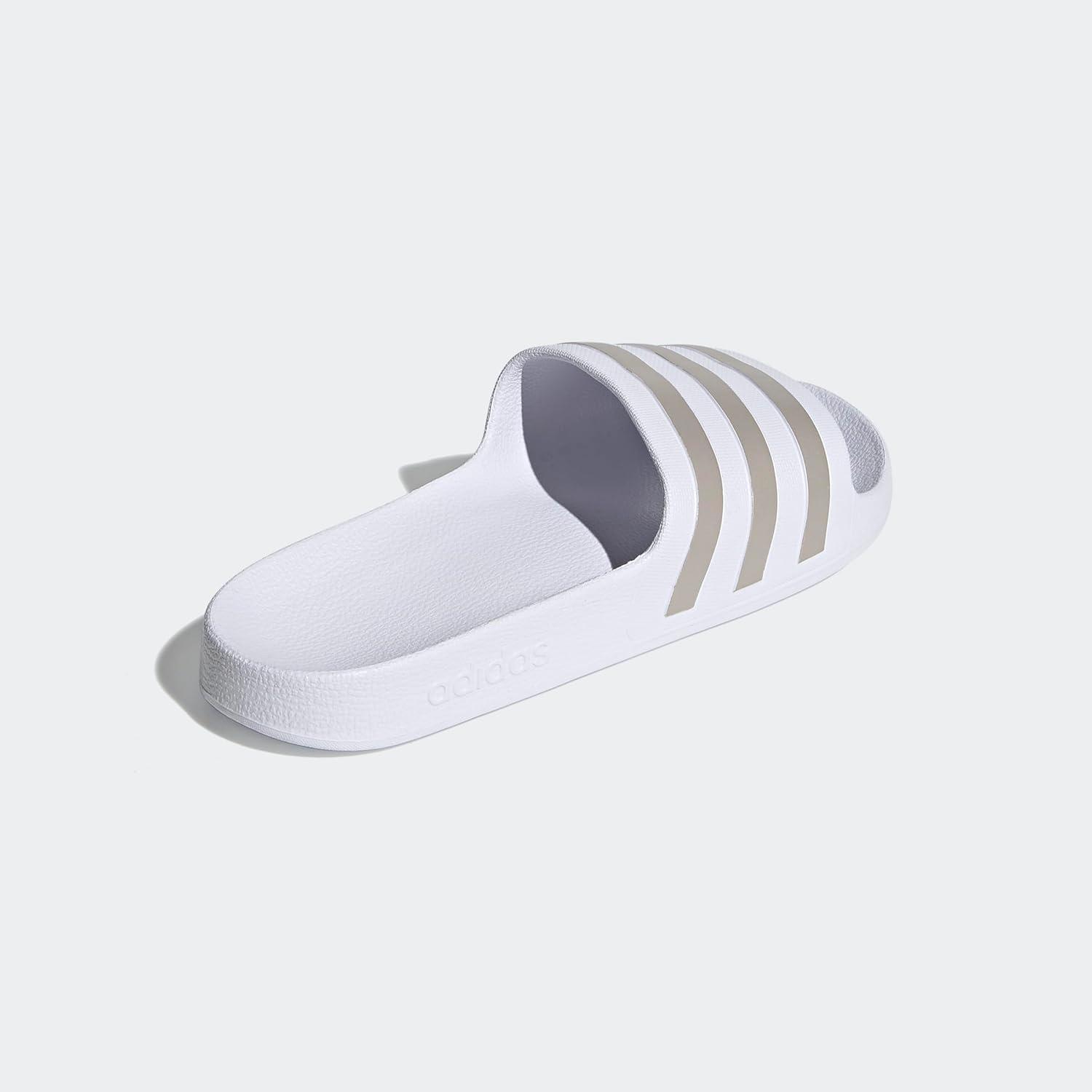 image:imageadidas Womens Adilette Comfort Slide SandalCloud White Platinum Cloud White