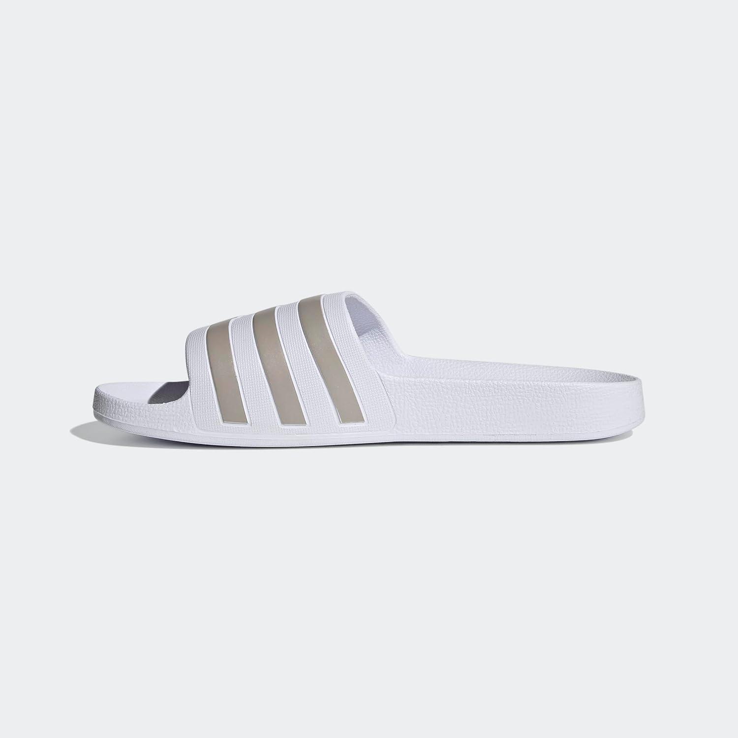 image:imageadidas Womens Adilette Comfort Slide SandalCloud White Platinum Cloud White