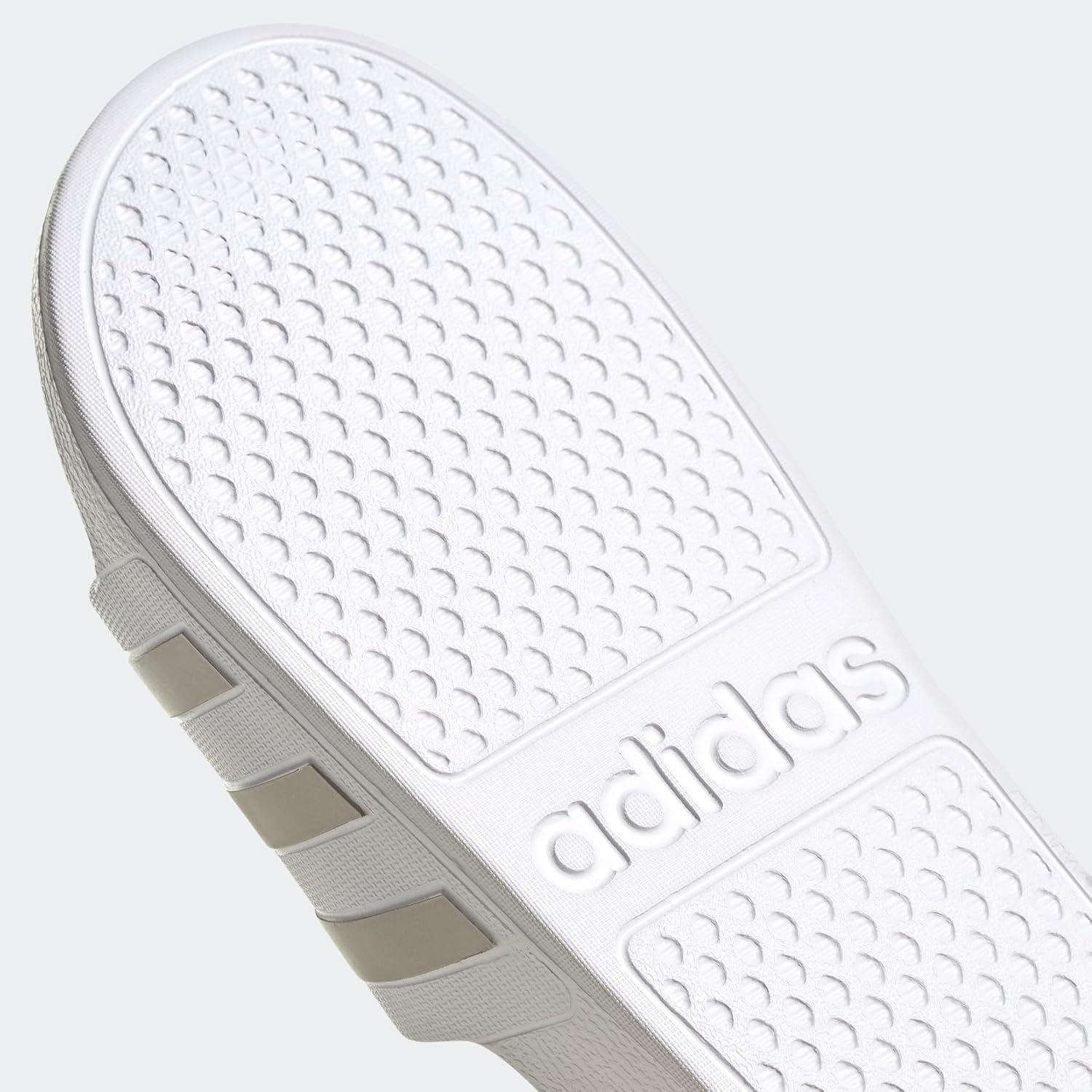 image:imageadidas Womens Adilette Comfort Slide SandalCloud White Platinum Cloud White
