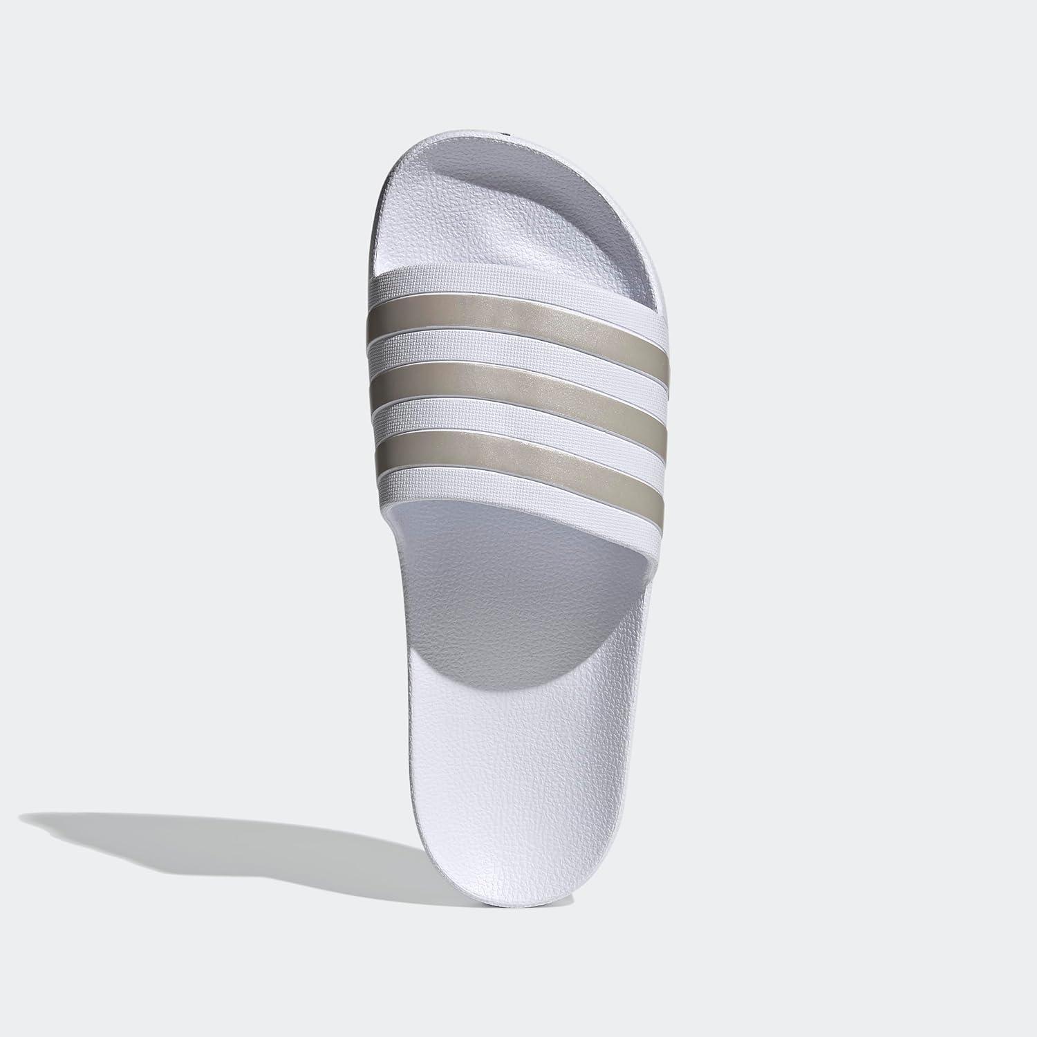 image:imageadidas Womens Adilette Comfort Slide SandalCloud White Platinum Cloud White