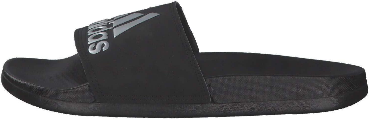 image:imageadidas Womens Adilette Comfort Slide SandalCore Black Silver Metallic Core Black