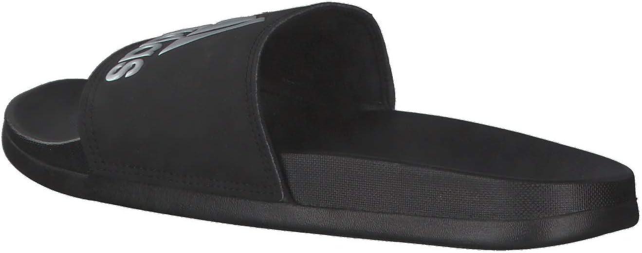 image:imageadidas Womens Adilette Comfort Slide SandalCore Black Silver Metallic Core Black