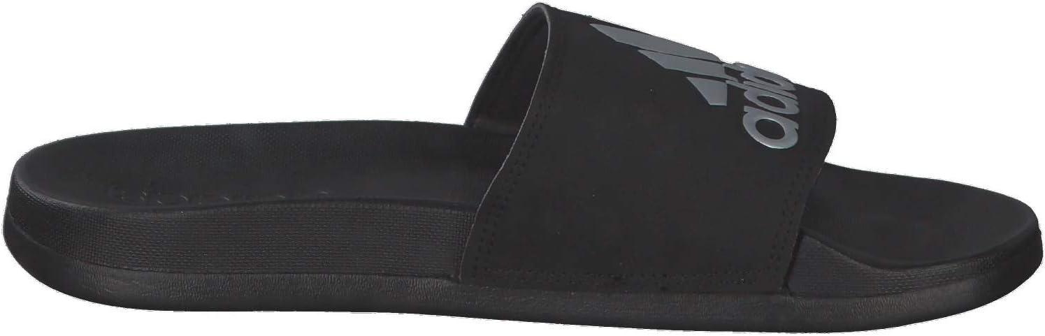 image:imageadidas Womens Adilette Comfort Slide SandalCore Black Silver Metallic Core Black