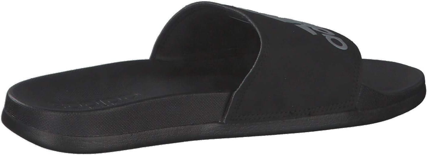 image:imageadidas Womens Adilette Comfort Slide SandalCore Black Silver Metallic Core Black