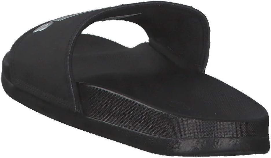 image:imageadidas Womens Adilette Comfort Slide SandalCore Black Silver Metallic Core Black