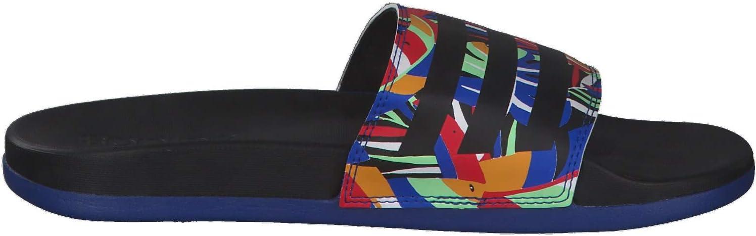 image:imageadidas Womens Adilette Comfort Slide SandalCore Black Team Royal Blue