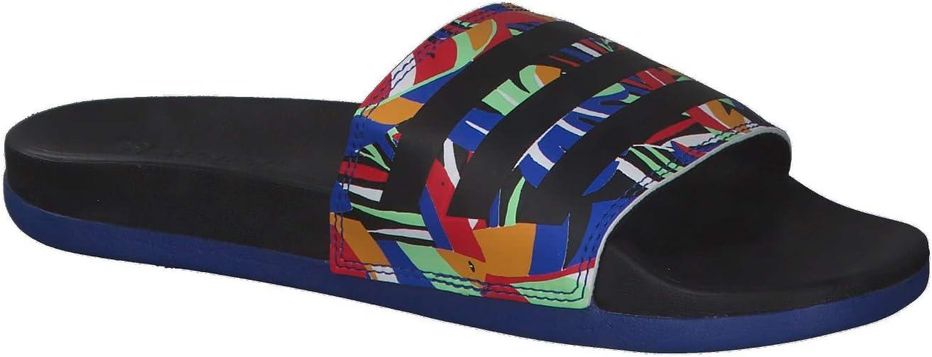 image:imageadidas Womens Adilette Comfort Slide SandalCore Black Team Royal Blue