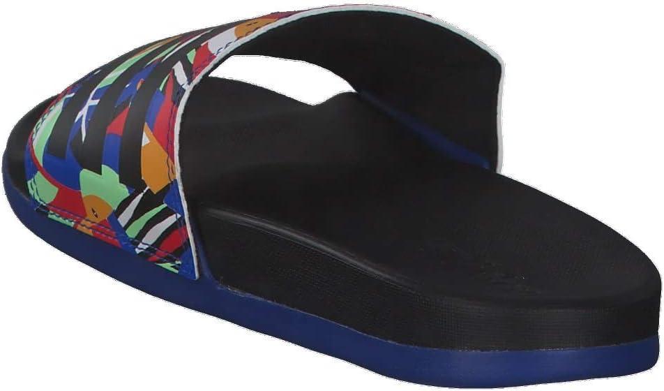 image:imageadidas Womens Adilette Comfort Slide SandalCore Black Team Royal Blue