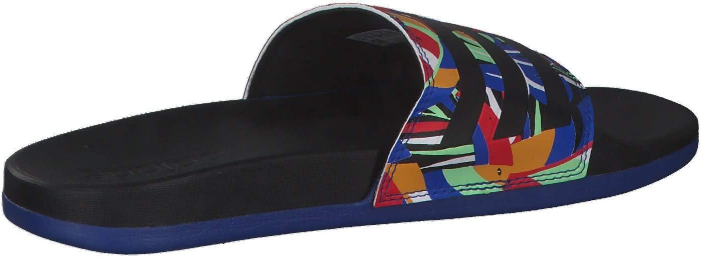 image:imageadidas Womens Adilette Comfort Slide SandalCore Black Team Royal Blue