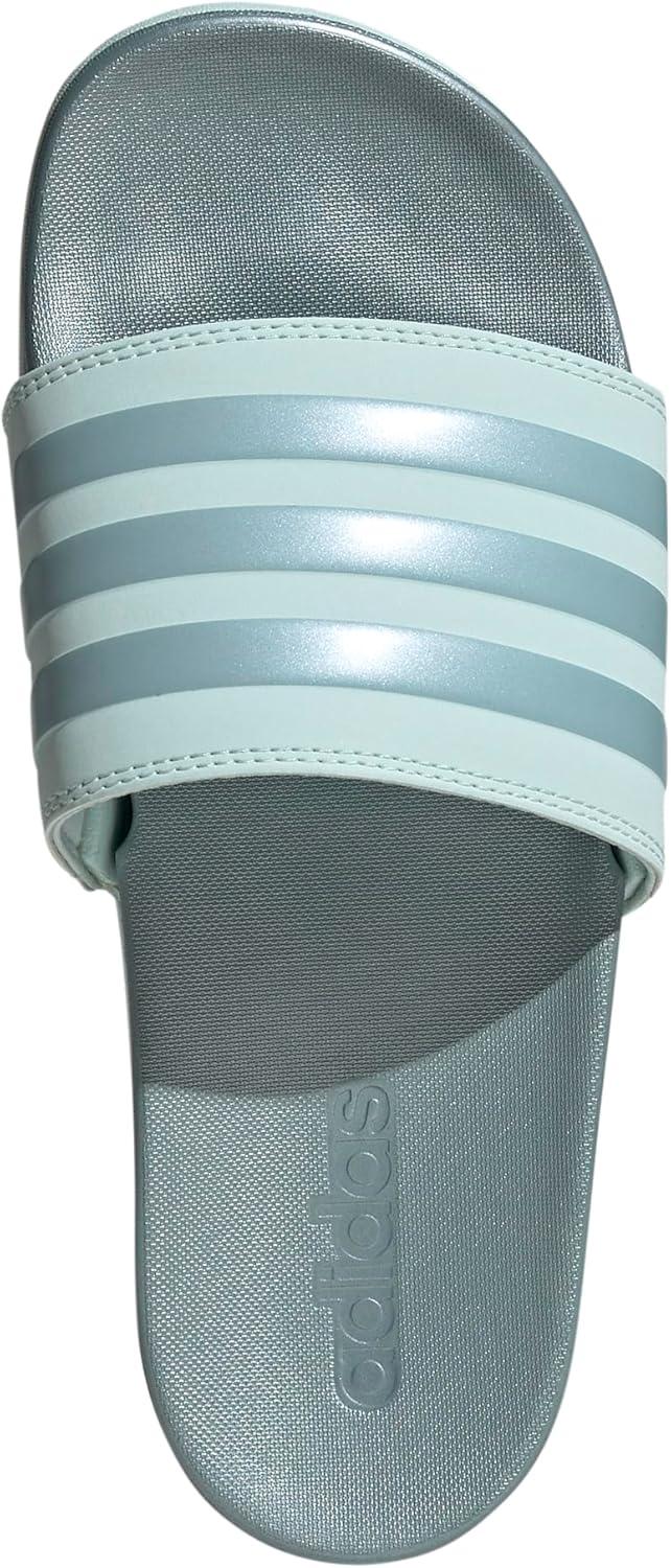 image:imageadidas Womens Adilette Comfort Slide SandalHalo MintMagic Grey MetallicHalo Mint