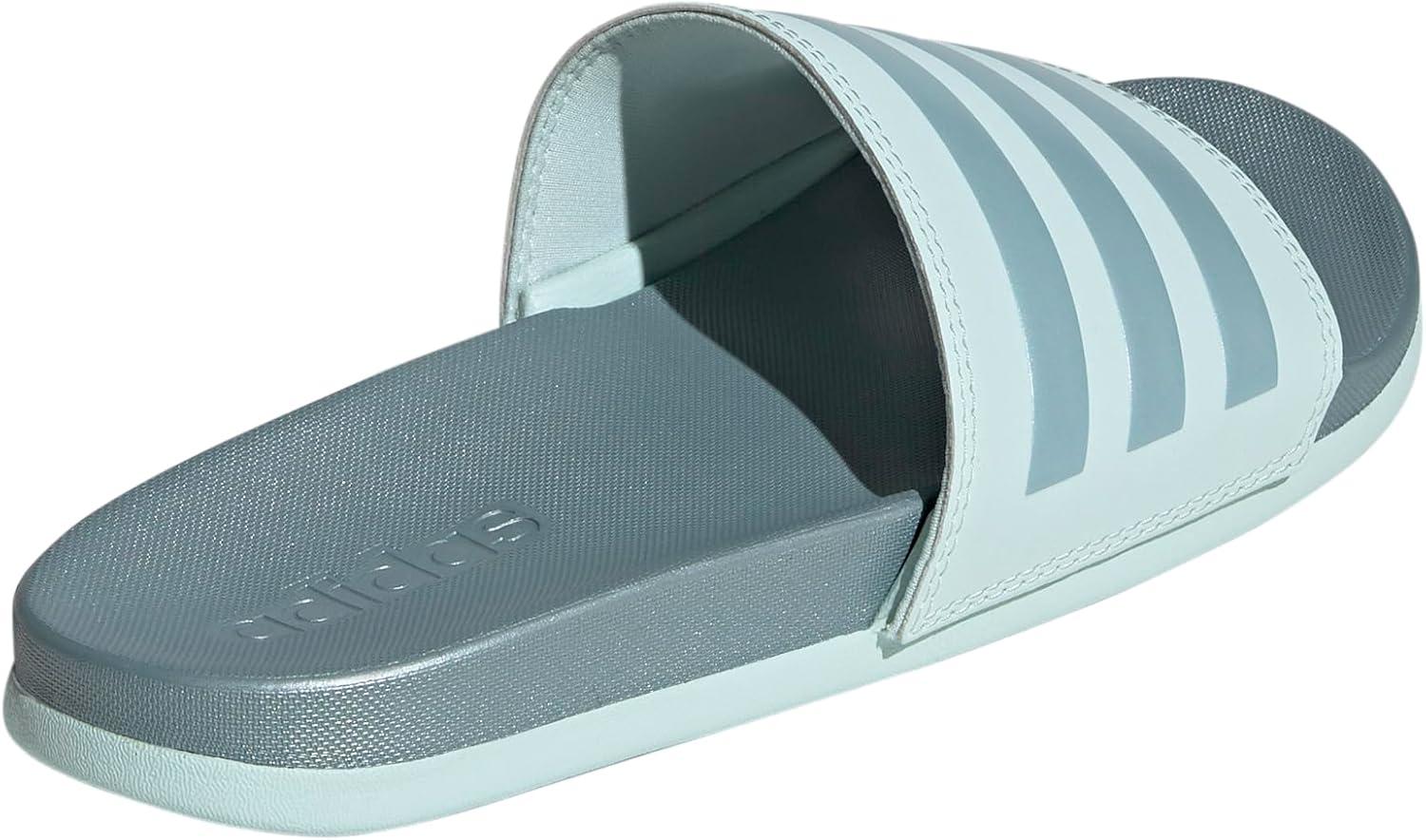 image:imageadidas Womens Adilette Comfort Slide SandalHalo MintMagic Grey MetallicHalo Mint