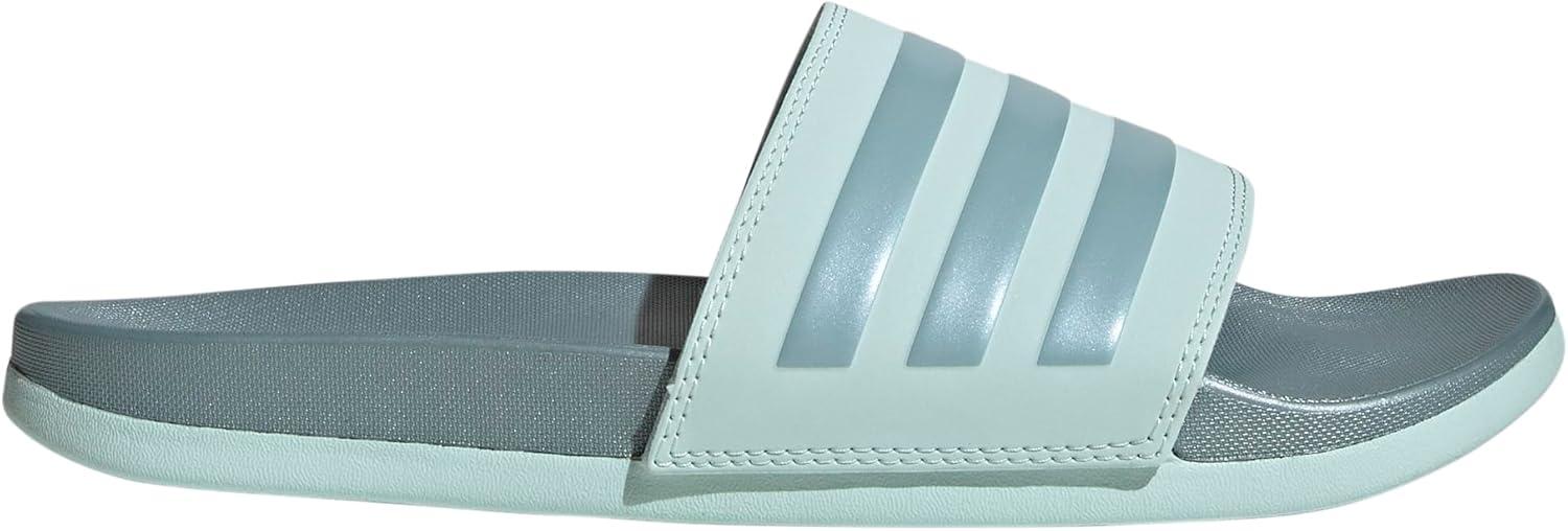 image:imageadidas Womens Adilette Comfort Slide SandalHalo MintMagic Grey MetallicHalo Mint
