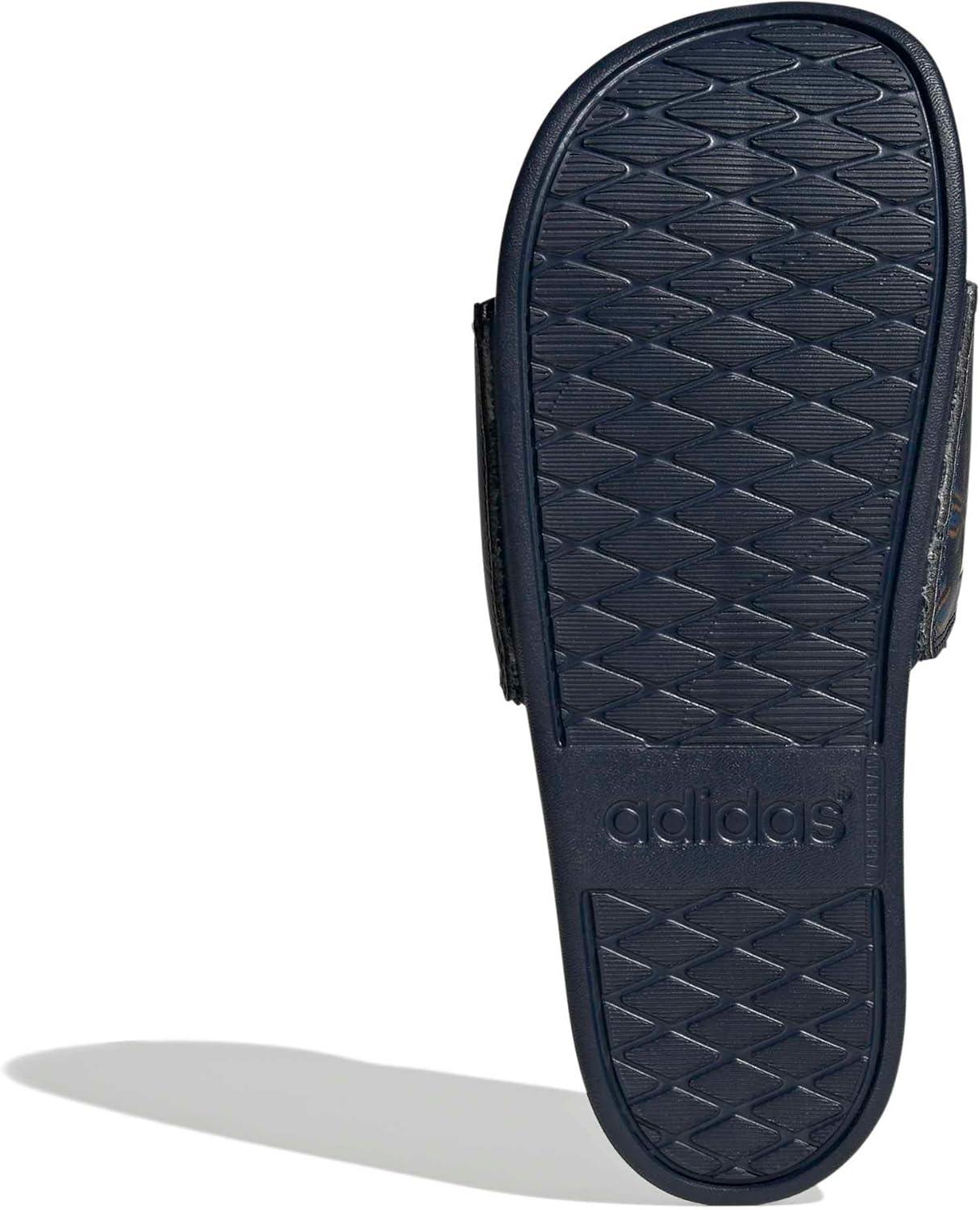 image:imageadidas Womens Adilette Comfort Slide SandalNight IndigoCream WhiteNight Indigo