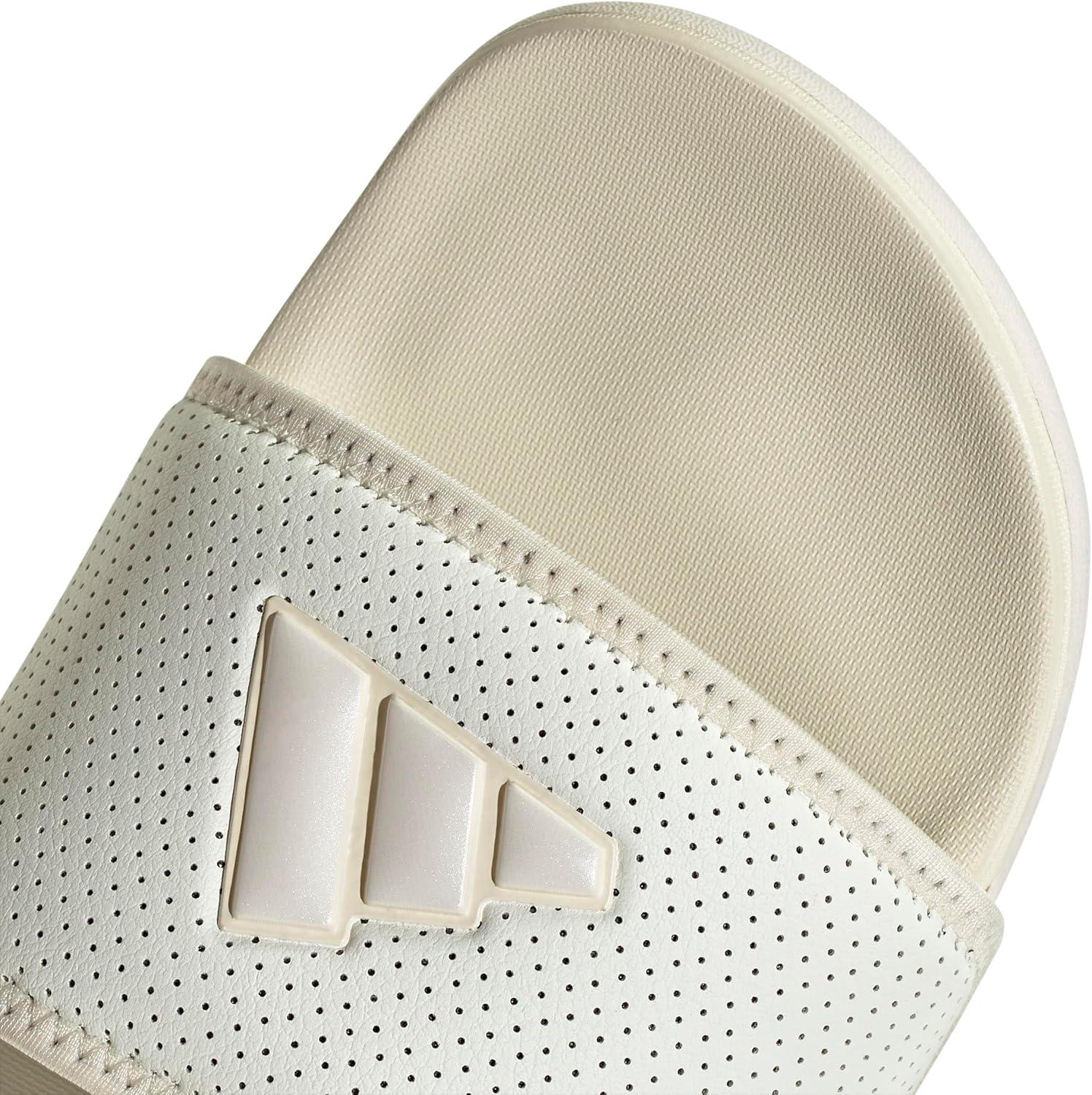 image:imageadidas Womens Adilette Comfort Slide SandalOff WhiteZero MetallicWonder White