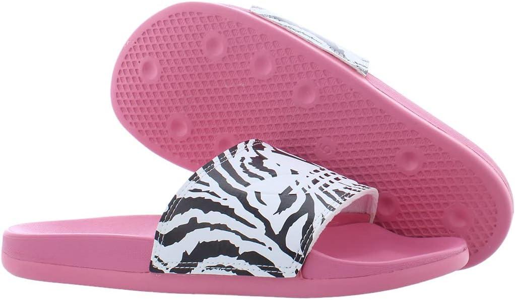 image:imageadidas Womens Adilette Comfort Slide SandalRedElegant WhiteMidnight Black