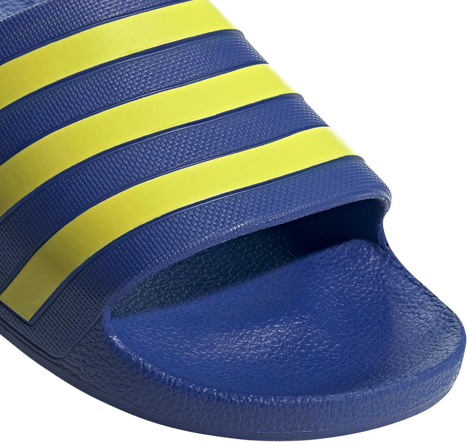 image:imageadidas Womens Adilette Comfort Slide SandalTeam Royal Blue Shock Yellow Team Royal Blue