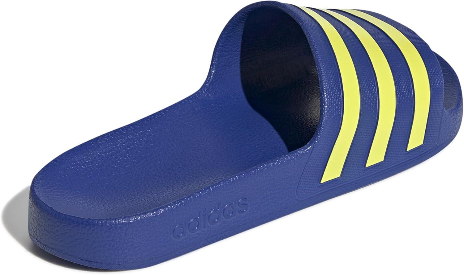 image:imageadidas Womens Adilette Comfort Slide SandalTeam Royal Blue Shock Yellow Team Royal Blue