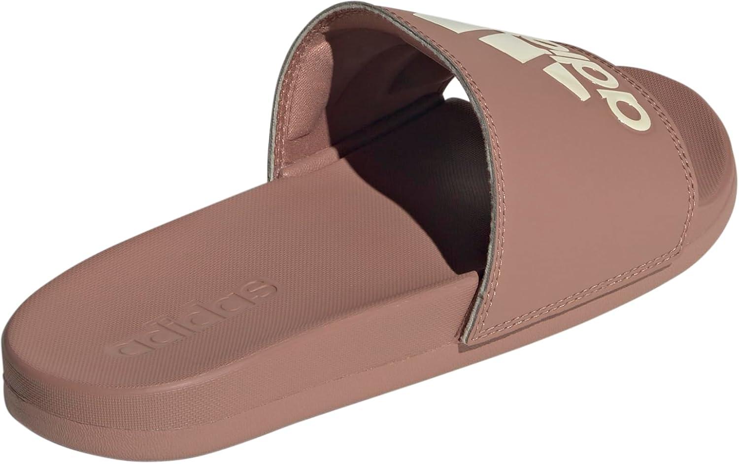 image:imageadidas Womens Adilette Comfort Slide SandalWarm ClayWonder WhiteWarm Clay