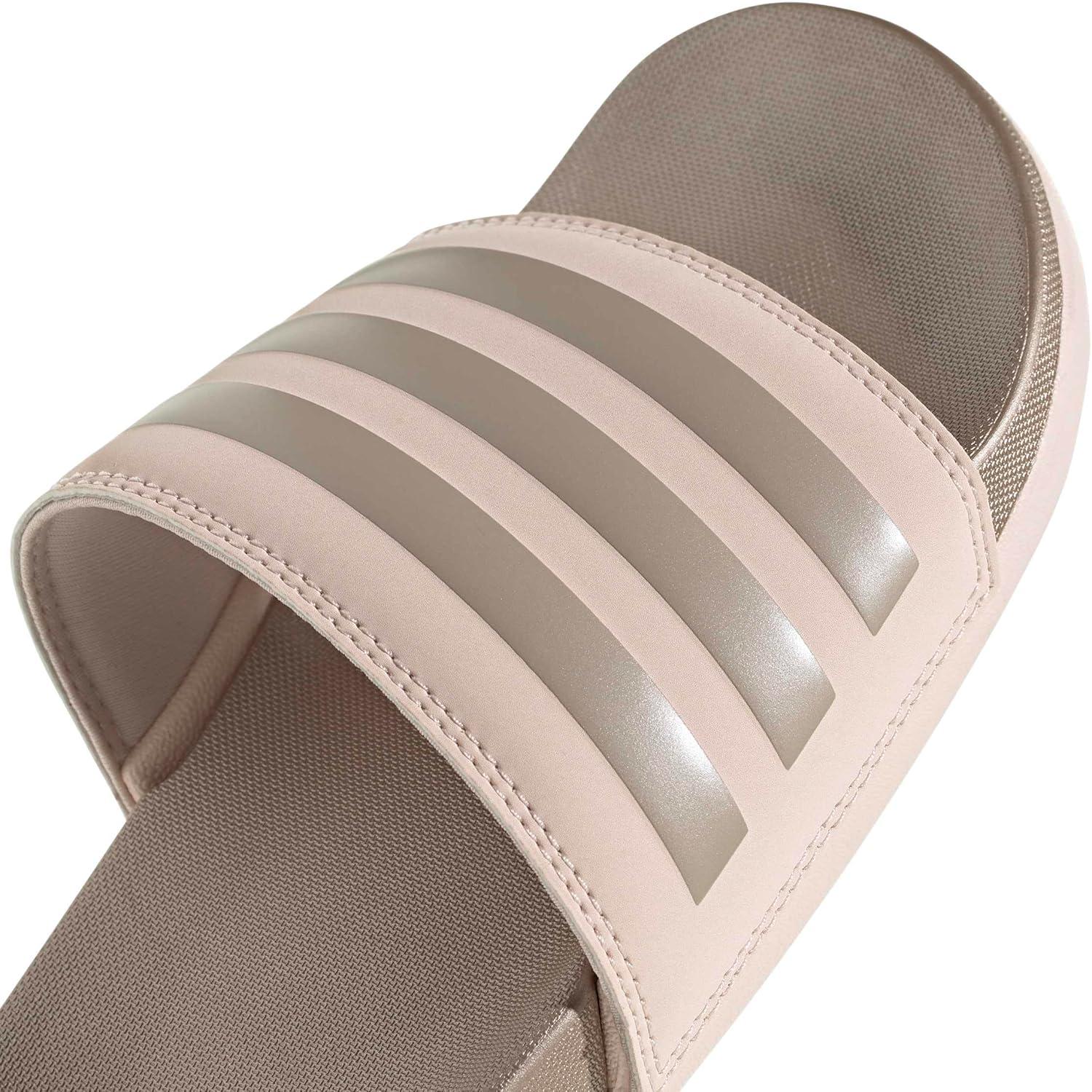 image:imageadidas Womens Adilette Comfort Slide SandalWonder QuartzChampagne MetallicChampagne Metallic