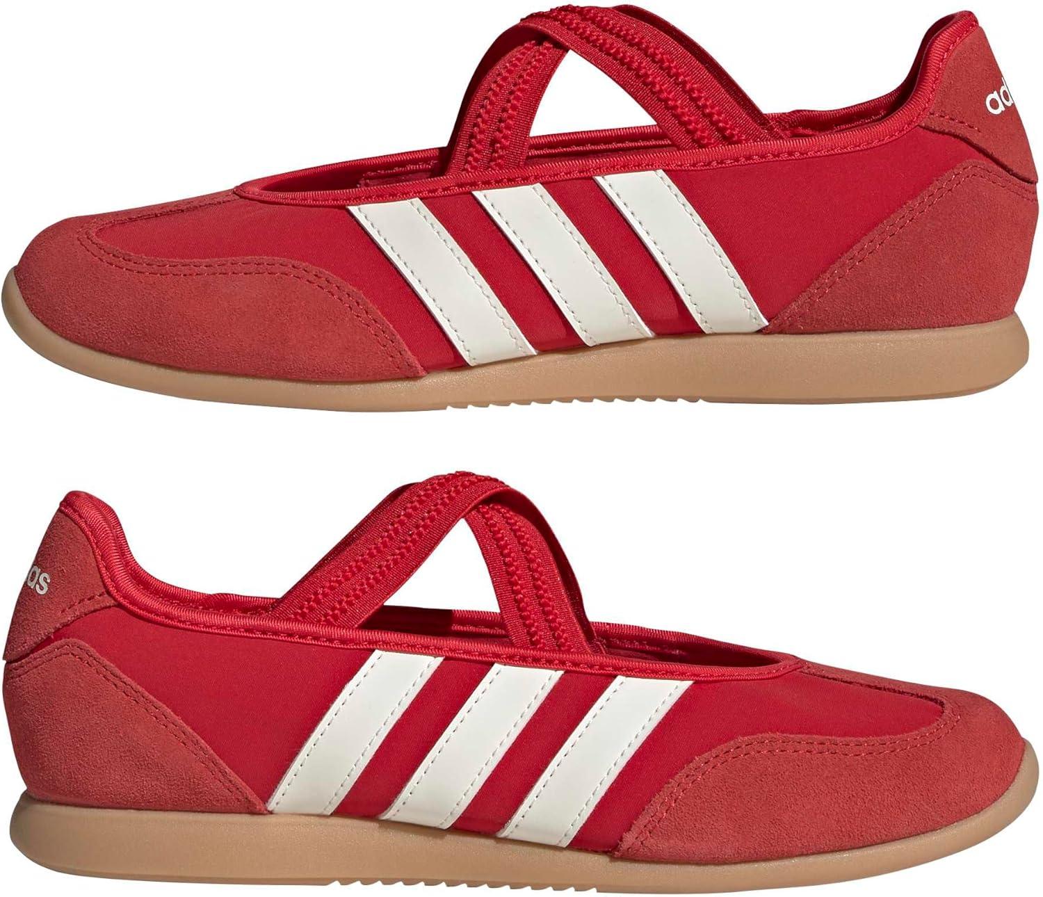 image:imageadidas Womens Barreda Mary JaneBetter ScarletOff WhiteGum