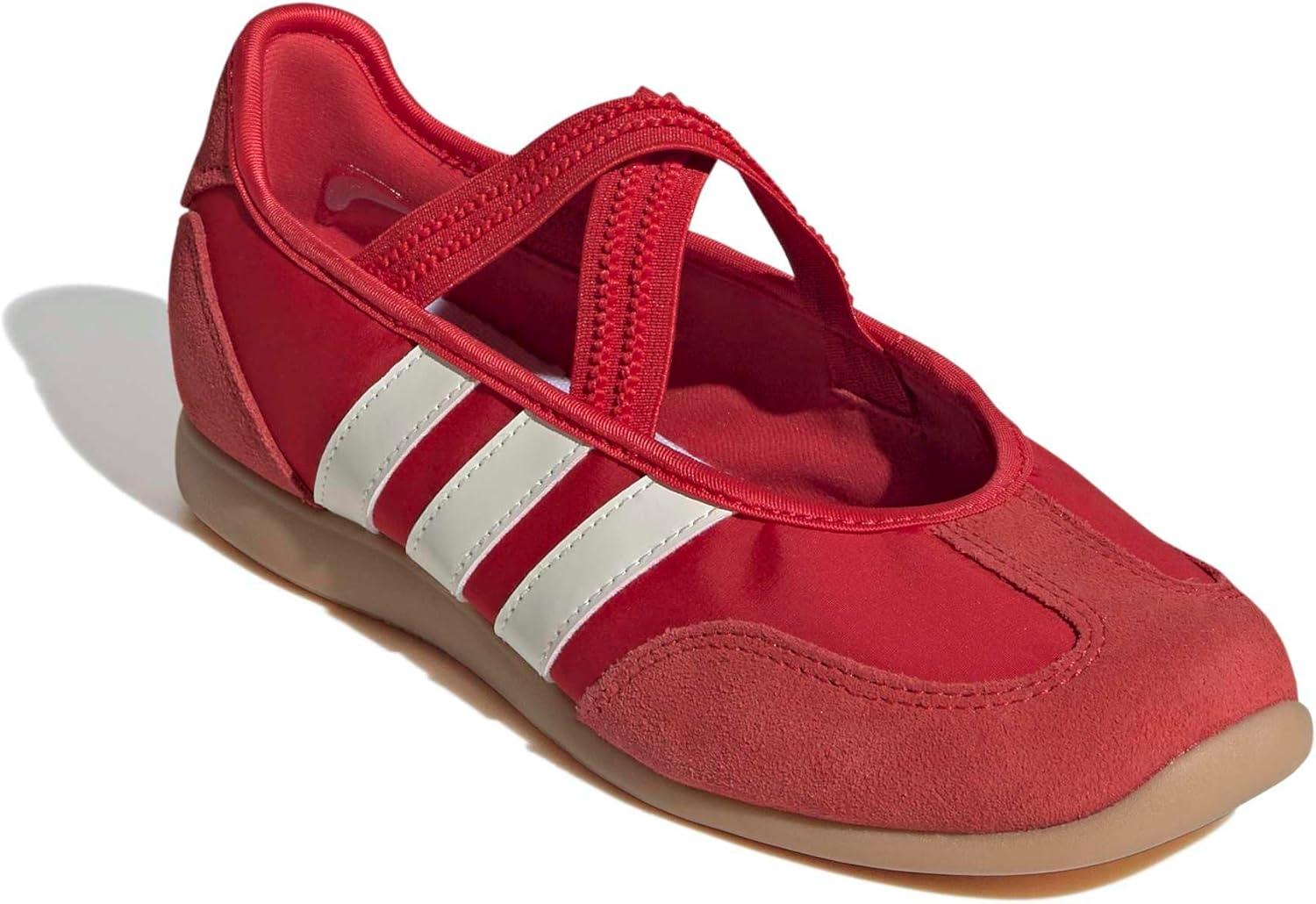 image:imageadidas Womens Barreda Mary JaneBetter ScarletOff WhiteGum