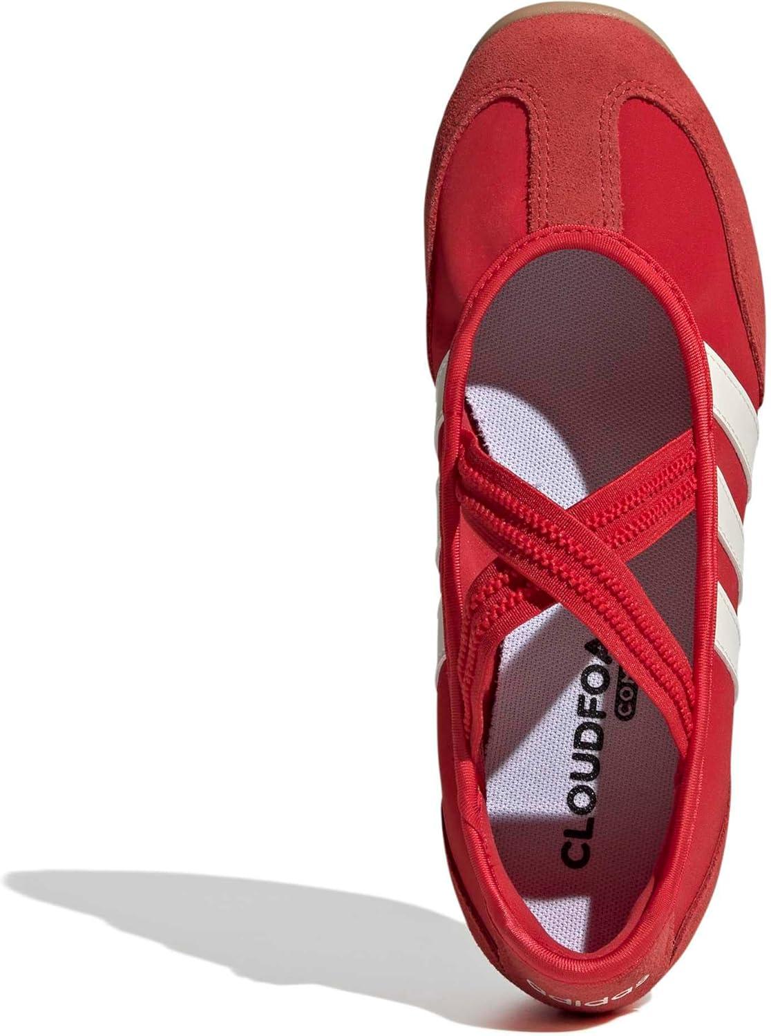 image:imageadidas Womens Barreda Mary JaneBetter ScarletOff WhiteGum