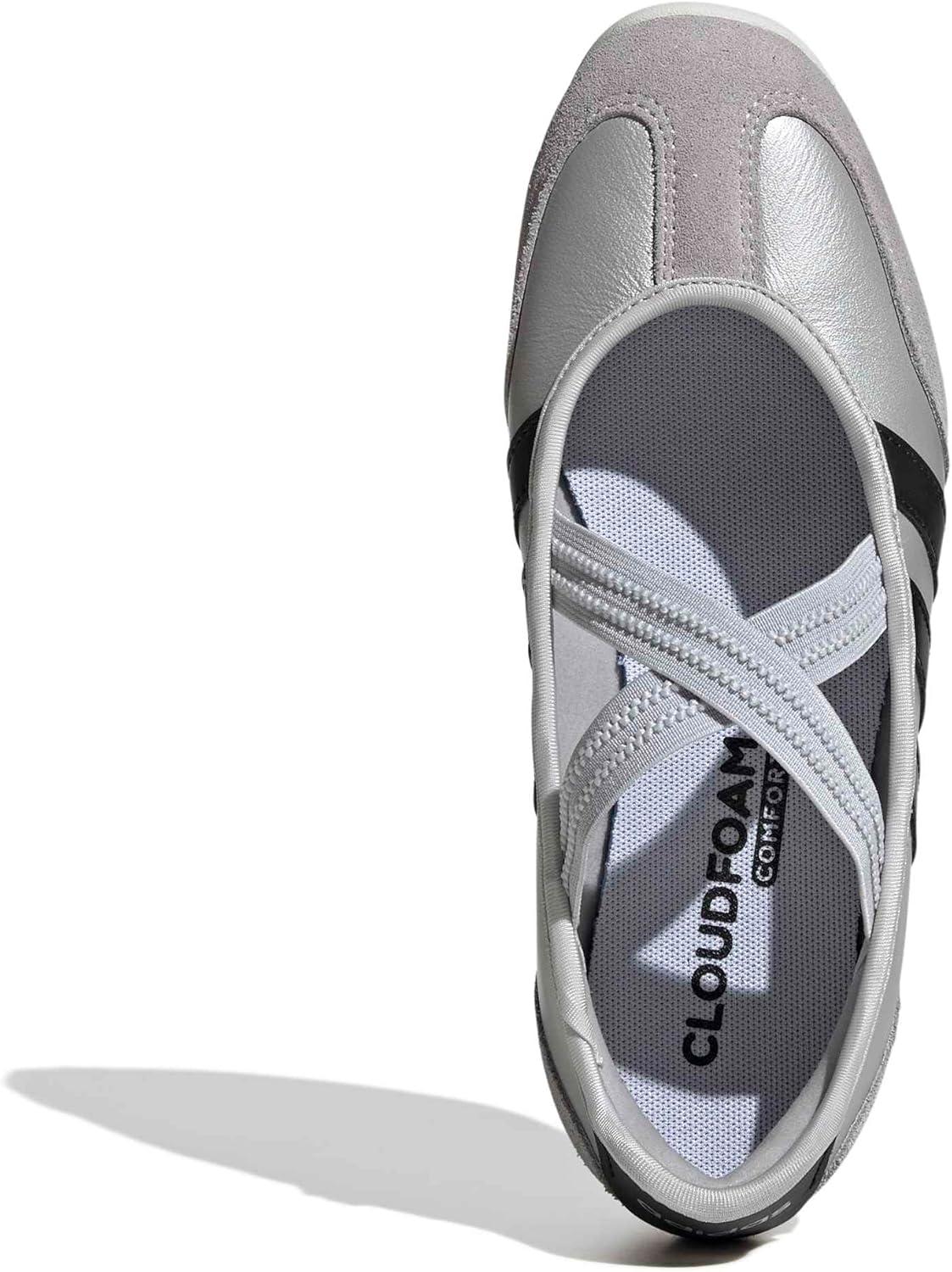 image:imageadidas Womens Barreda Mary JaneSilver MetallicBlackOff White