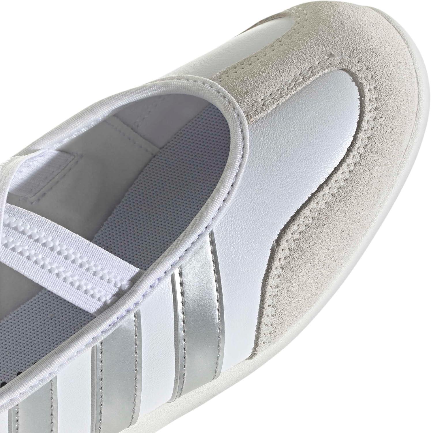 image:imageadidas Womens Barreda Mary JaneWhiteSilver MetallicOff White