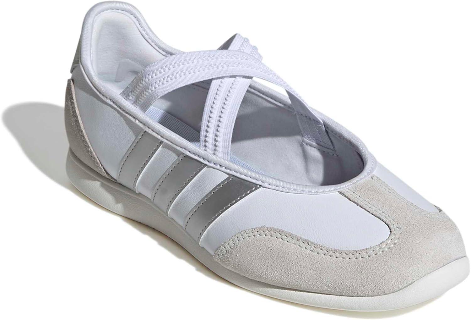image:imageadidas Womens Barreda Mary JaneWhiteSilver MetallicOff White