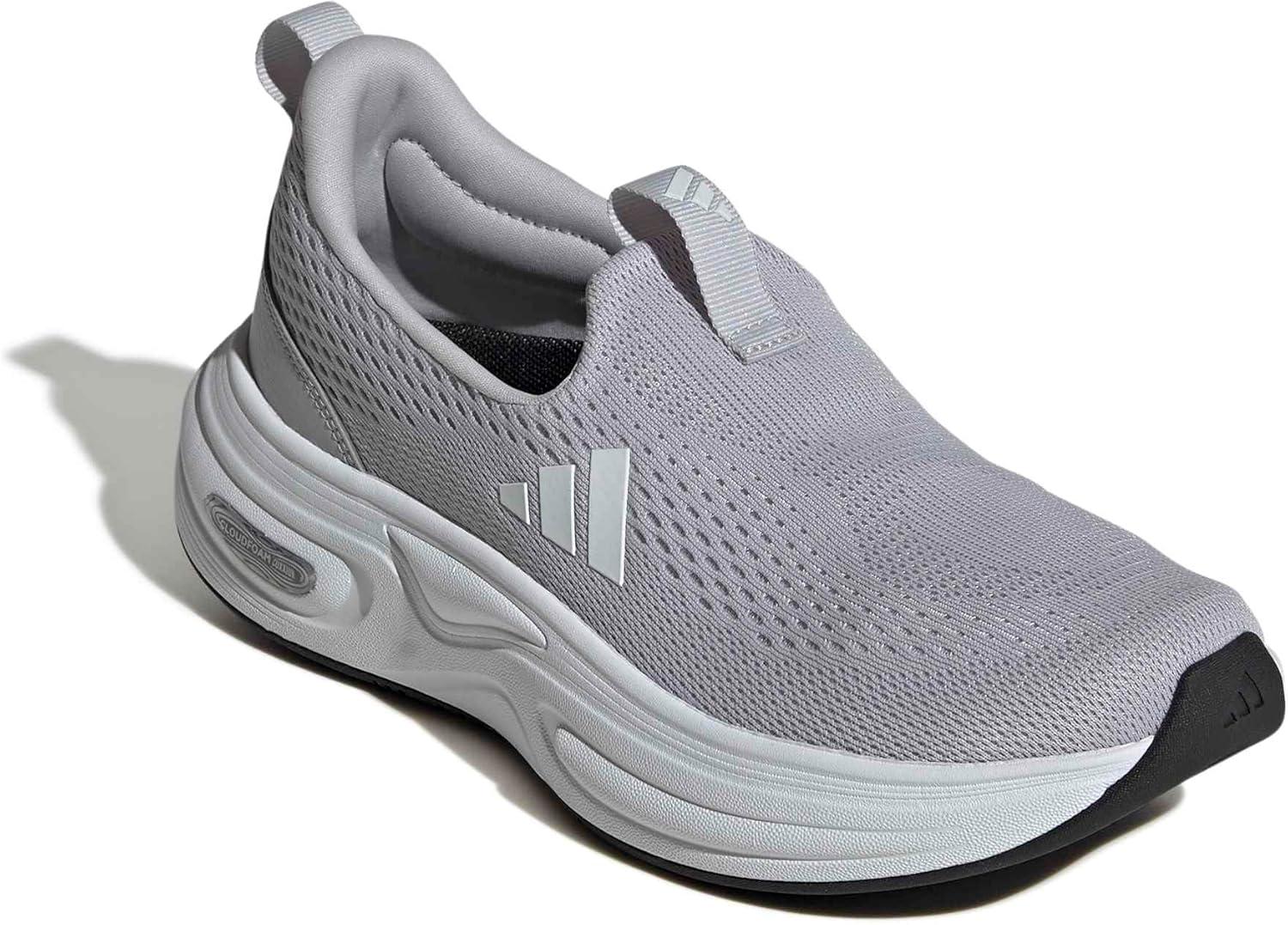 image:imageadidas Womens Cloudfoam Cuxxion LoungeSolid GreyWhiteBlack