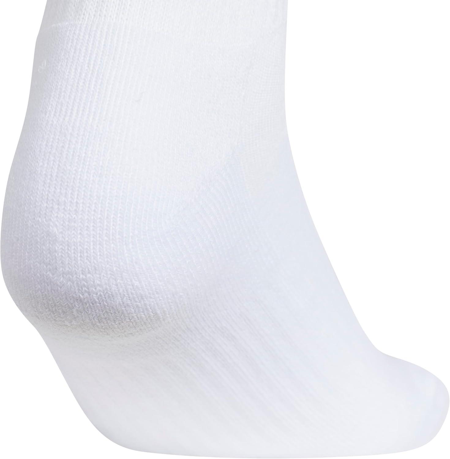 image:imageadidas womens Cushioned Crew Socks 3 Pairs Durable amp ComfortableWhite3stripe4