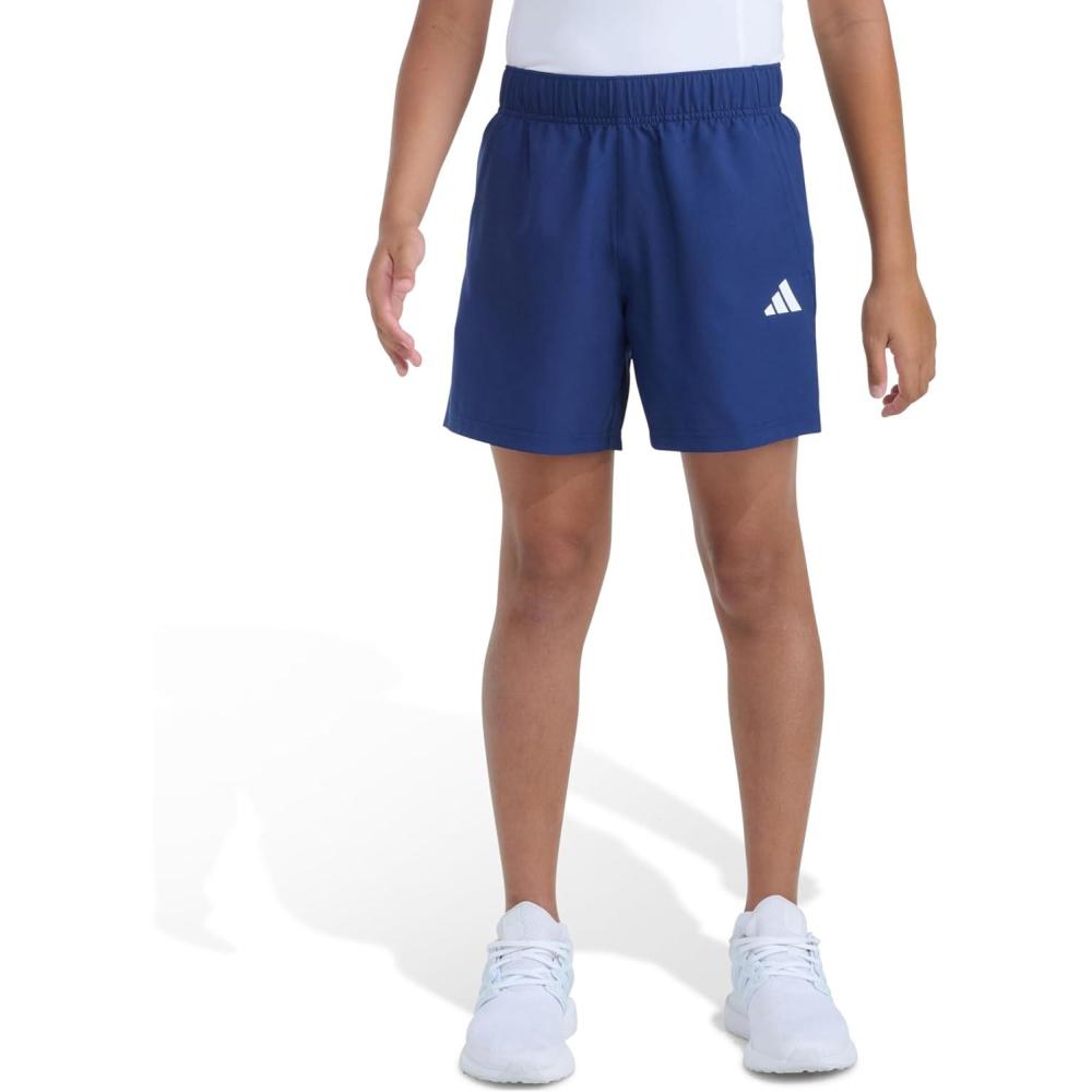 image:imageAdidas Boys Elastic Waistband Woven Essentials World Cup Small Logo Short Dark Blue M1012