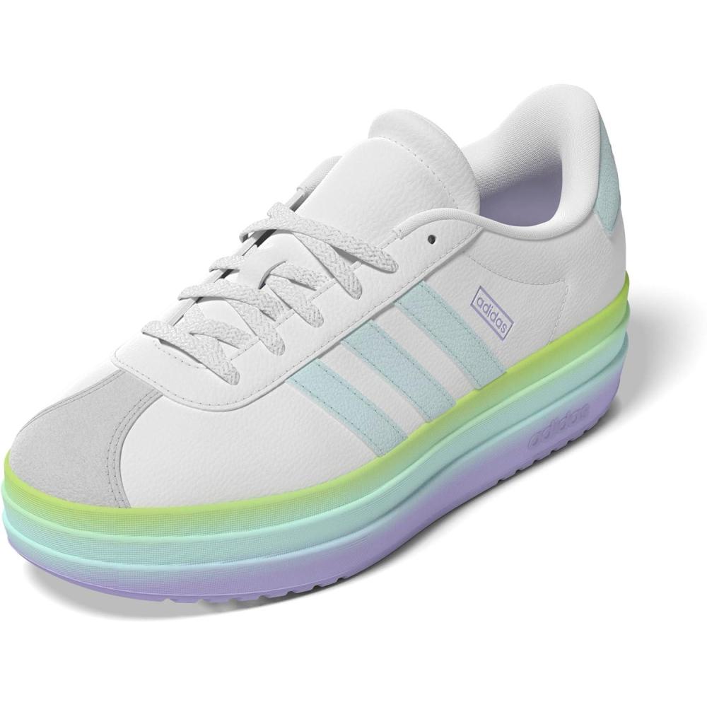image:imageAdidas Kids VL Court BoldWhiteHalo MintViolet Tone
