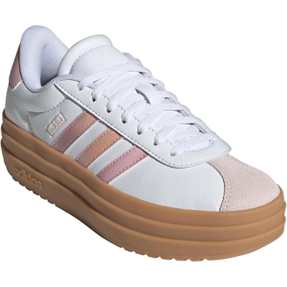 image:imageAdidas Kids VL Court BoldWhitePowder CoralGum