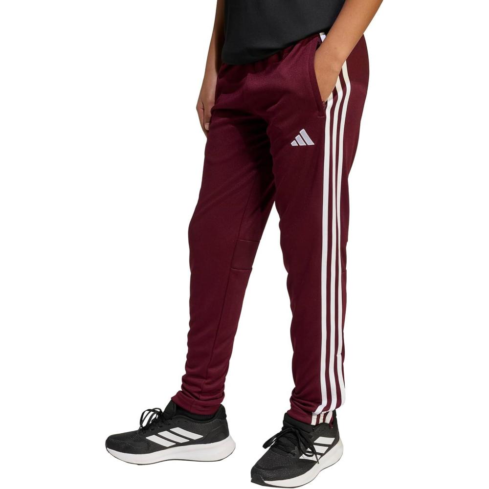 image:imageadidas UnisexChild Tiro 25 Essentials Training Track PantsTeam MaroonWhite