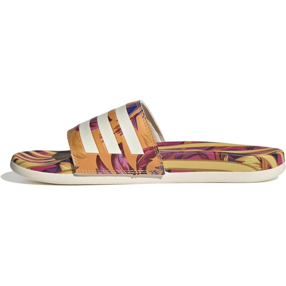 image:imageadidas Womens Adilette Comfort Slide SandalBright OrangeOff WhiteOff White
