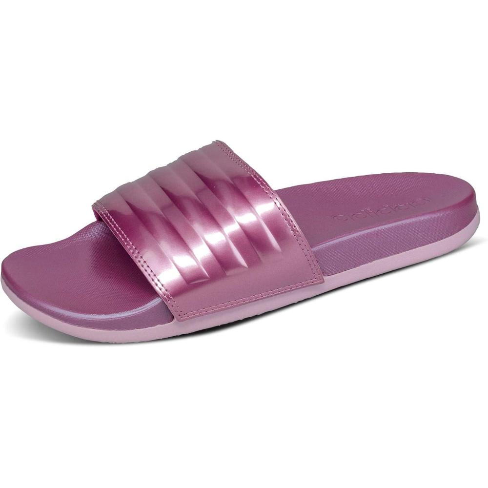 image:imageadidas Womens Adilette Comfort Slide SandalCermet Cermet Lilcla