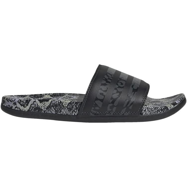 image:imageadidas Womens Adilette Comfort Slide SandalCore BlackCore BlackAlmost Pink
