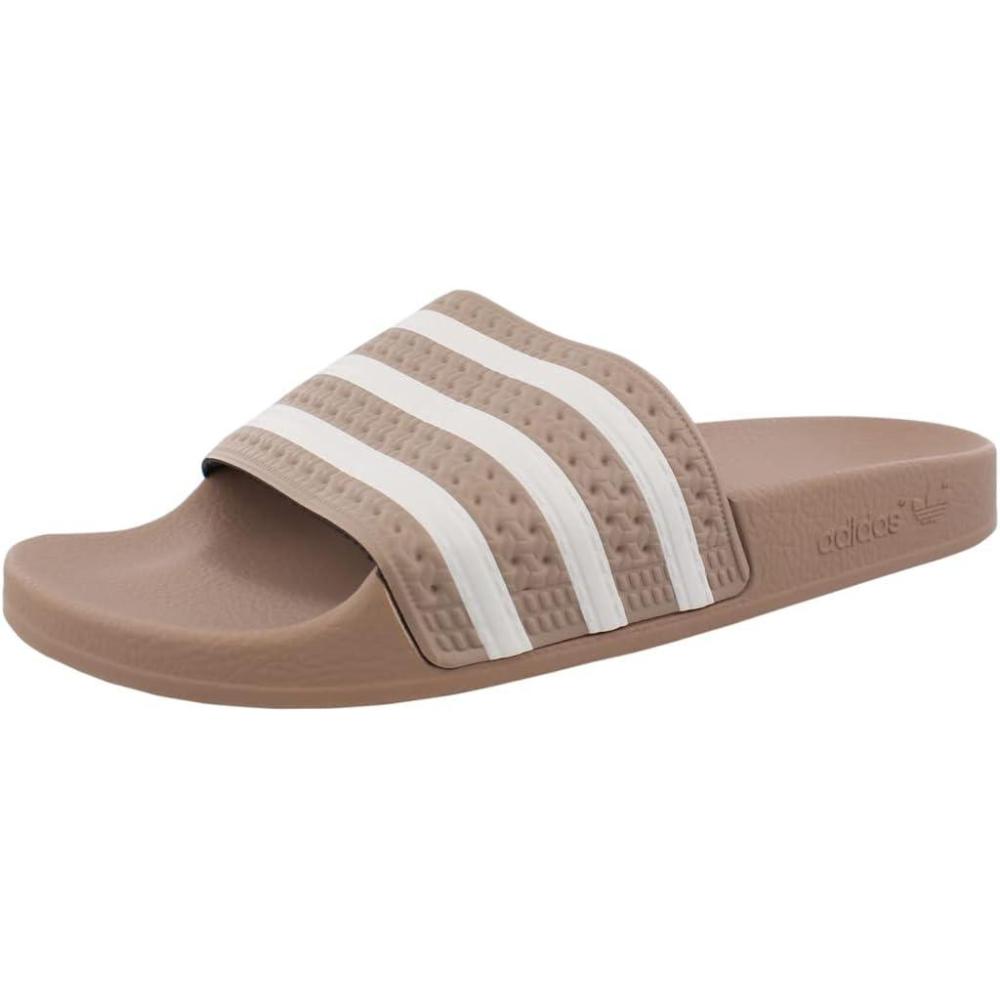 image:imageadidas Womens Adilette Comfort Slide SandalPale NudeOff WhitePale Nude Brown