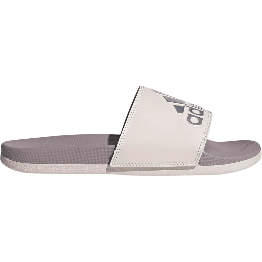 image:imageadidas Womens Adilette Comfort Slide SandalPreloved FigSilver MetallicPutty Mauve