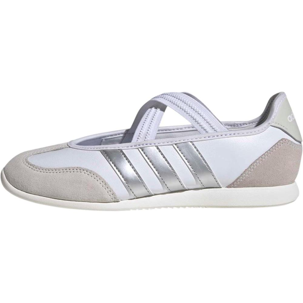 image:imageadidas Womens Barreda Mary JaneWhiteSilver MetallicOff White