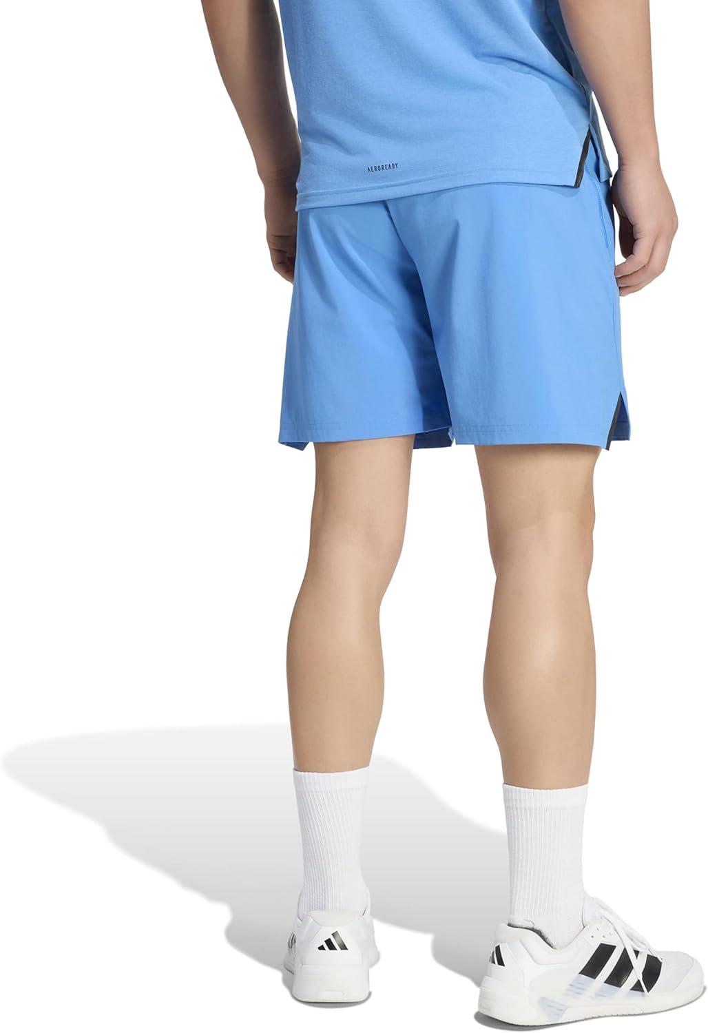 image:imageAdidas Mens Designed for Training Workout ShortsRay Blue