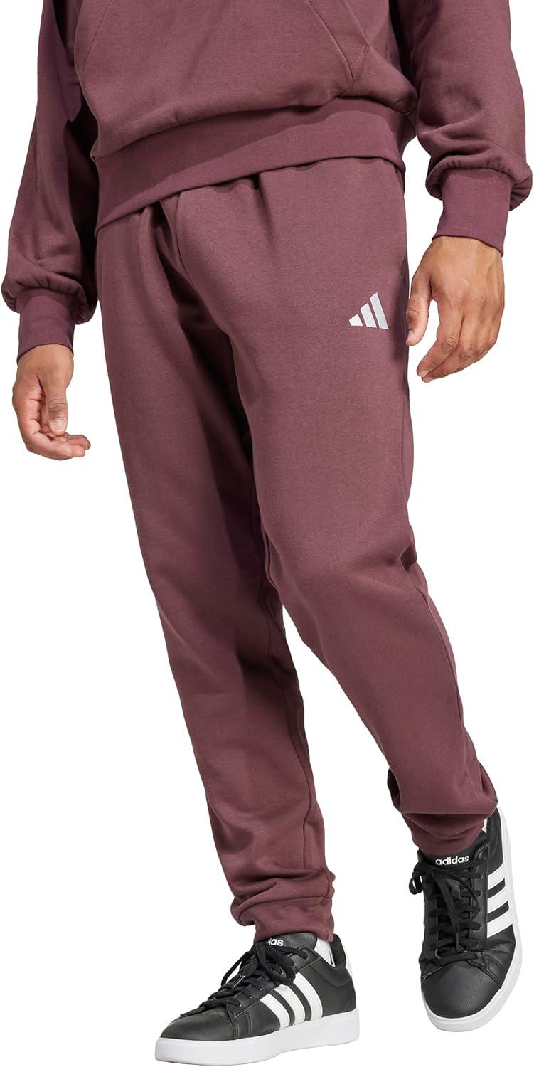 image:imageadidas Mens Essentials Feel Cozy Fleece Sportswear PantsAurora RubyWhite