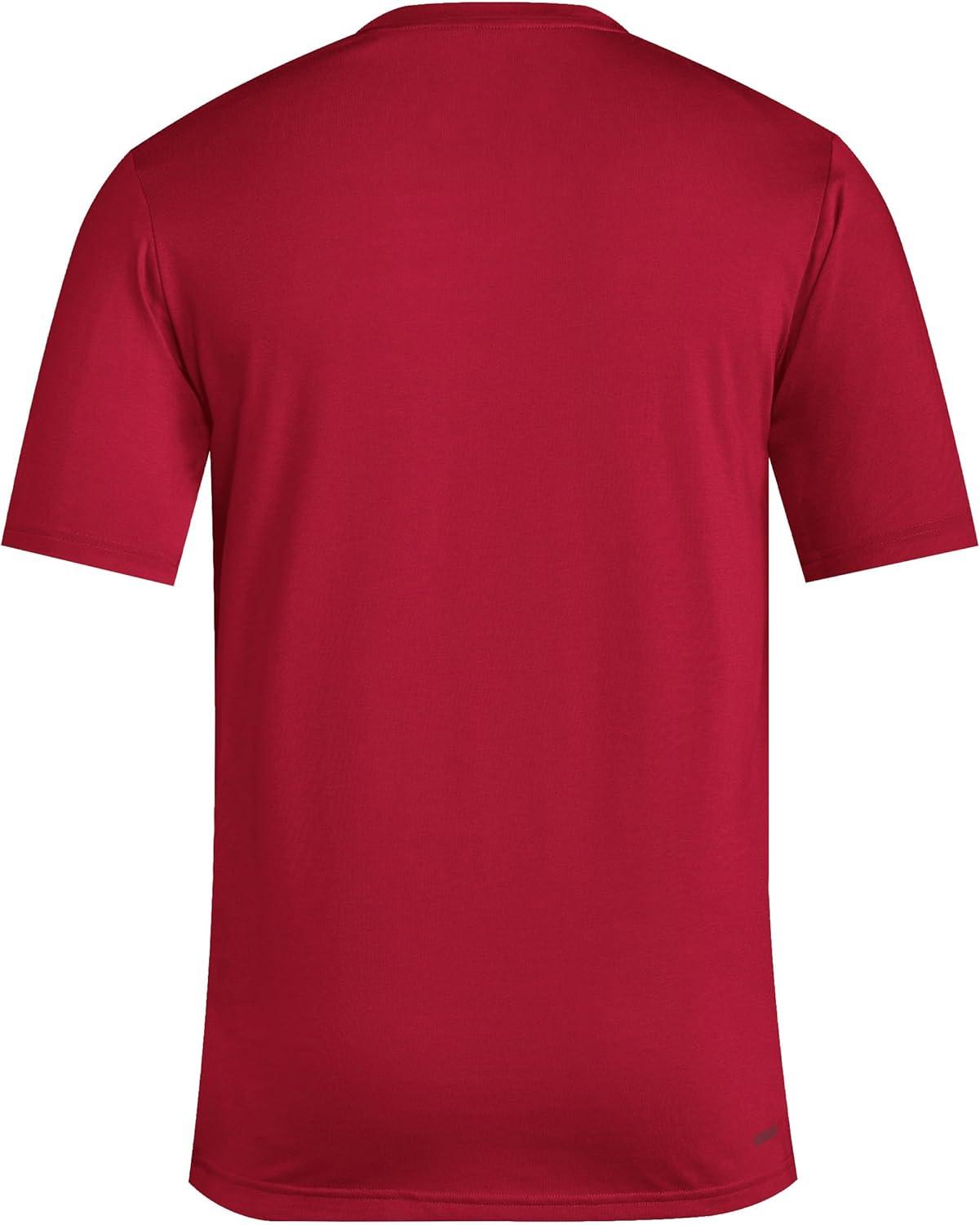 image:imageadidas Mens Essentials Feelready Training TShirtBetter ScarletBlack