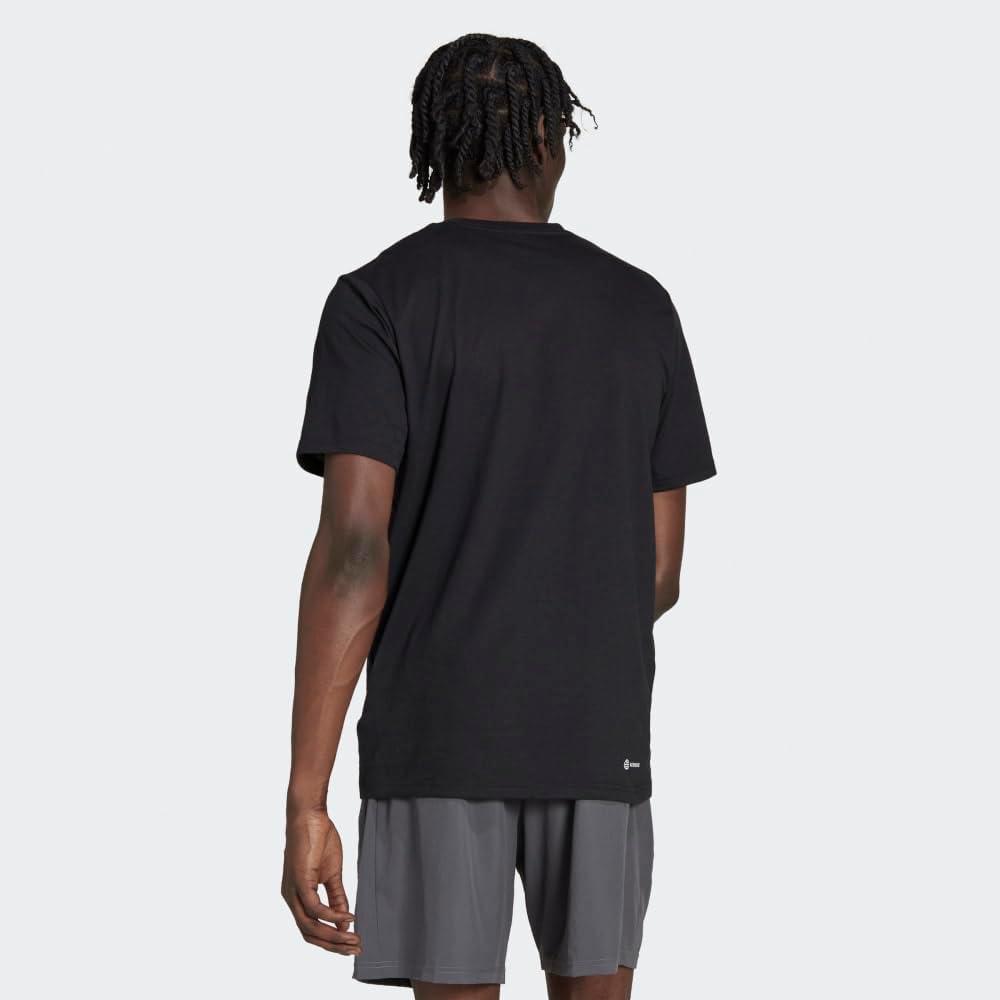 image:imageadidas Mens Essentials Feelready Training TShirtBlackWhite