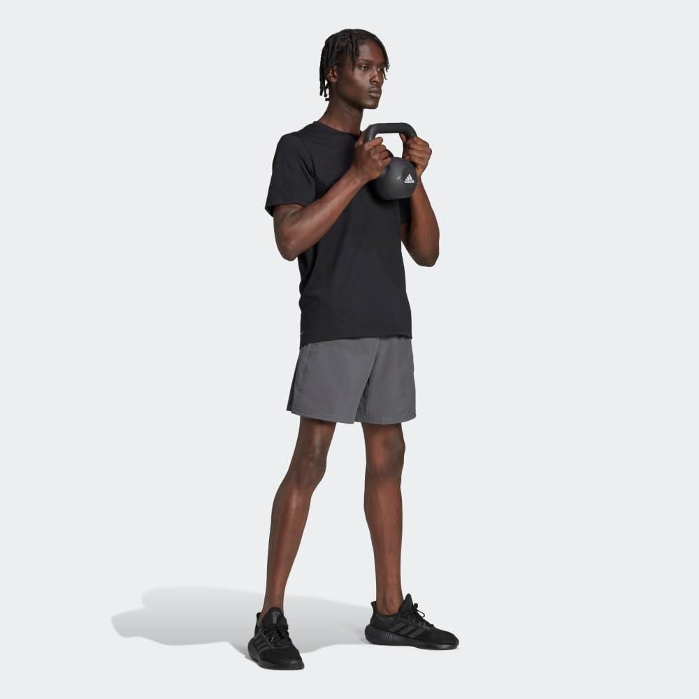 image:imageadidas Mens Essentials Feelready Training TShirtBlackWhite