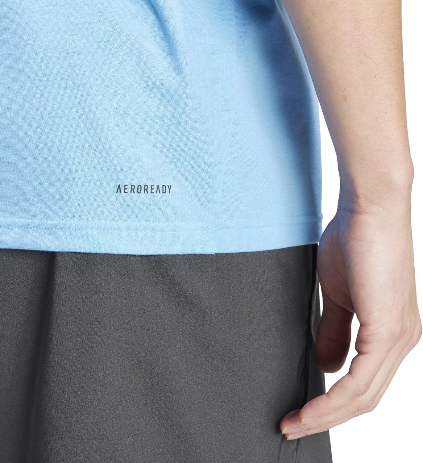 image:imageadidas Mens Essentials Feelready Training TShirtBlue BurstBlack