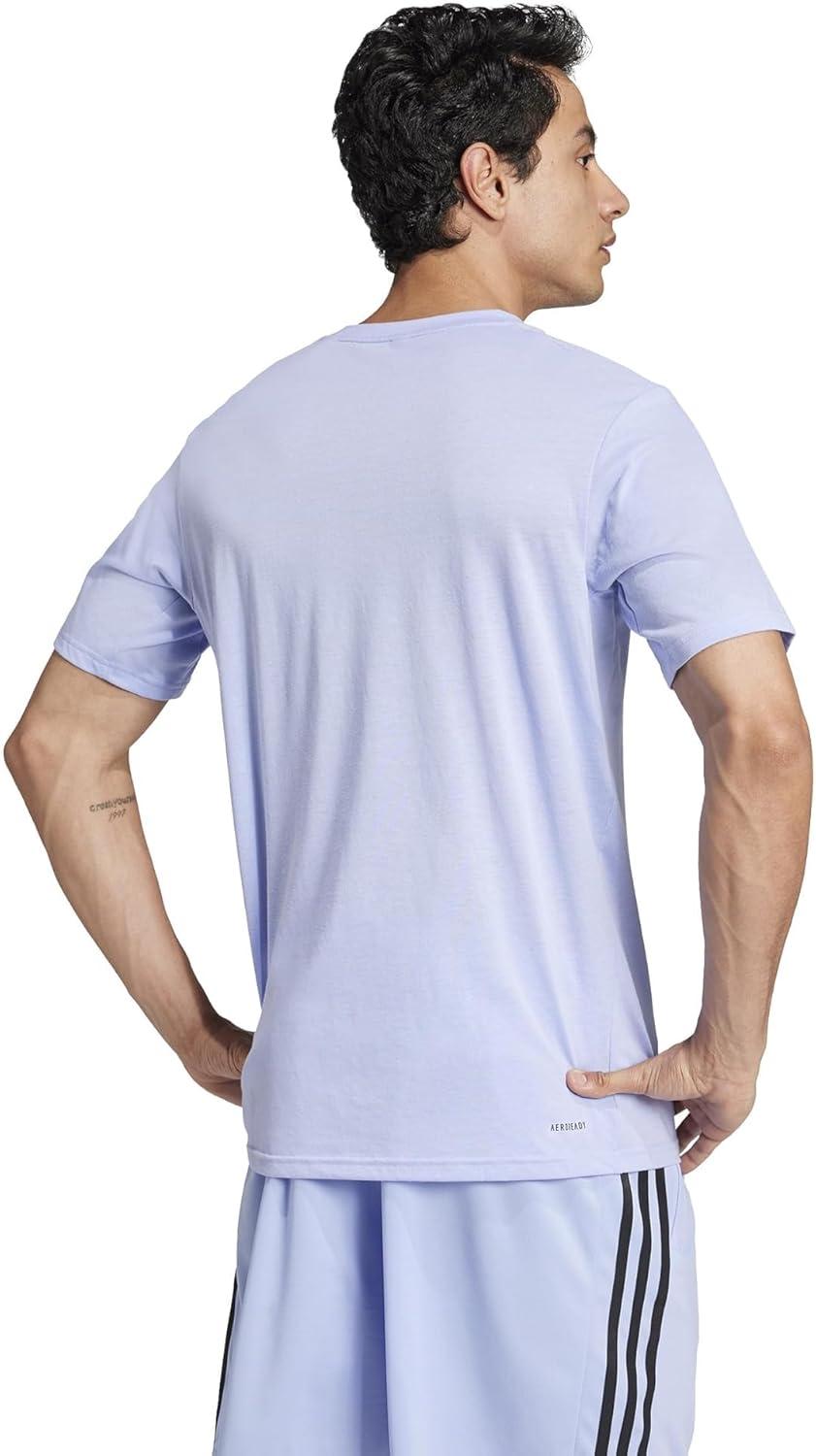 image:imageadidas Mens Essentials Feelready Training TShirtBlue SparkBlack