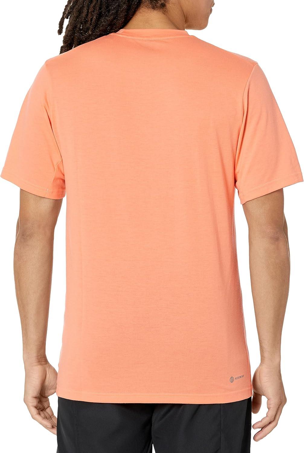 image:imageadidas Mens Essentials Feelready Training TShirtCoral FusionBlack